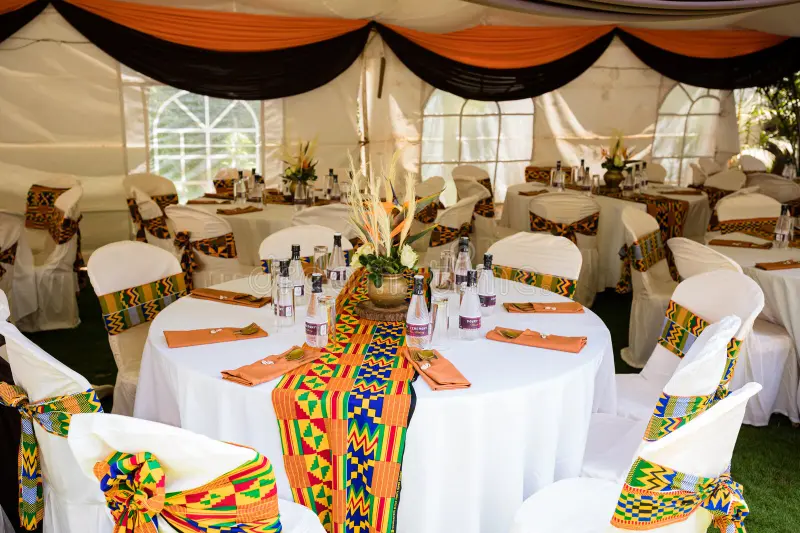 kenya wedding decoration setups beautiful nairobi city county east africa african 287236464